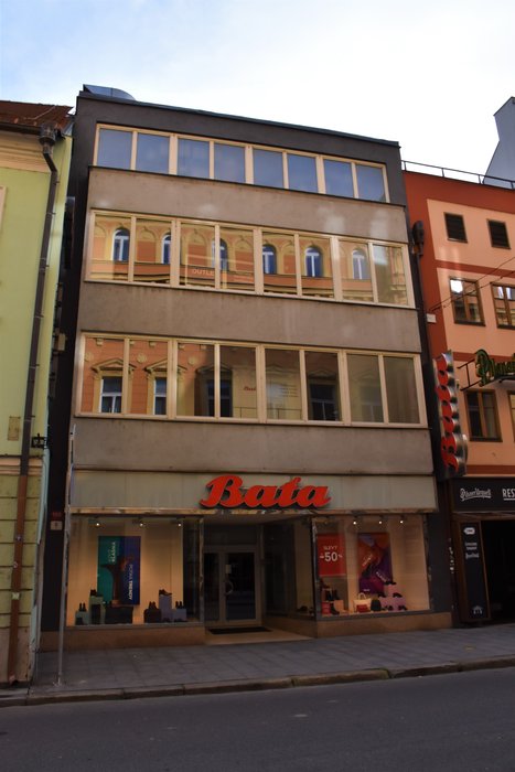 Bata Baťa shoe department in České Budějovice