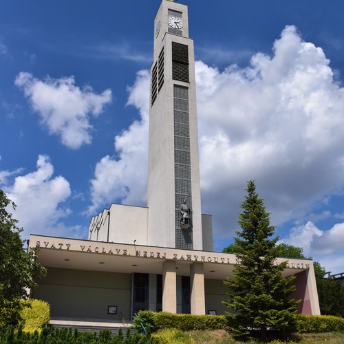 St. Wenceslas Church Kostel sv. Václava in Prague by Gočár